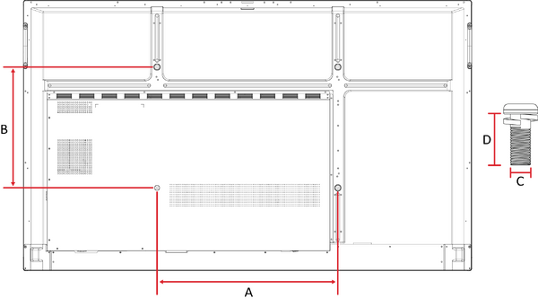 Wall Mount Kit Specifications