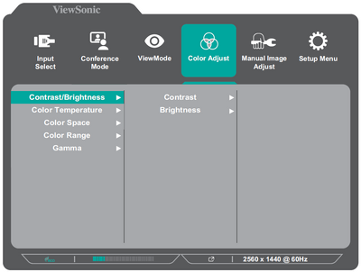 On-Screen Display (OSD) Menu