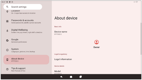 About Device
