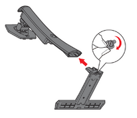 Align the base with the neck