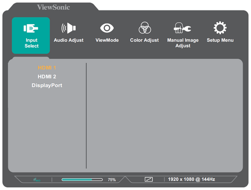 On-Screen Display (OSD) Menu