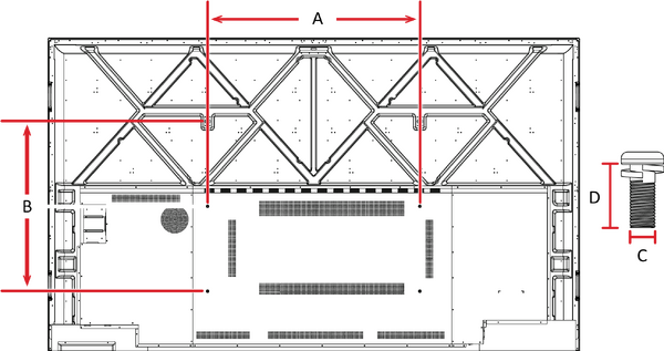 Wall Mount Kit Specifications