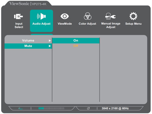 Display the OSD Menu