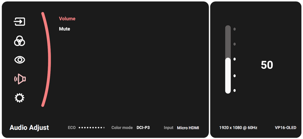 Display the OSD Menu