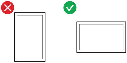 Screen Orientation Safety Notice