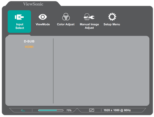 Display the OSD Menu