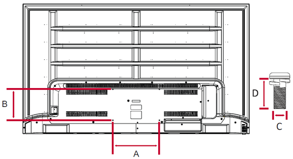 Wall Mount Kit Specifications