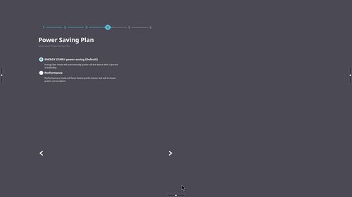 Display's Power Saving setting