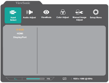 Display the OSD Menu