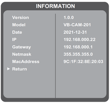 Display the OSD Menu