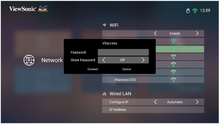 Step 5 - Enter a password if needed