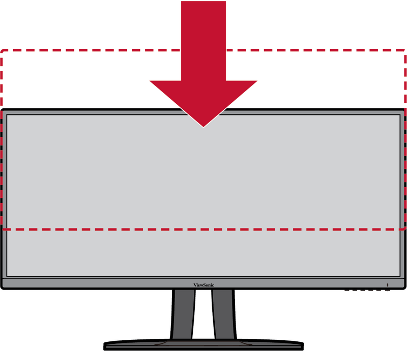 VP3481a Adjusting the Viewing Angle - ViewSonic Documentation