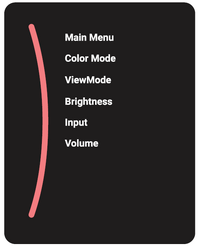 VP2776T-4K's Quick Menu