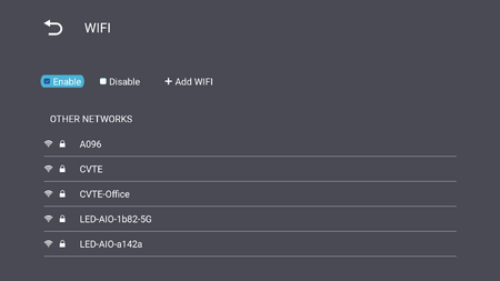Wi-Fi Setting
