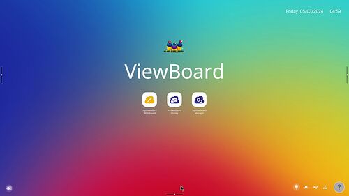 Home Screen for guests