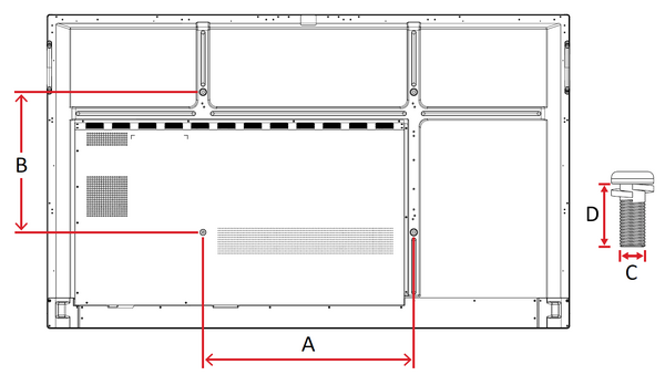 Wall Mount Kit Specifications