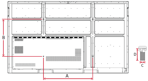Wall Mount Kit Specifications