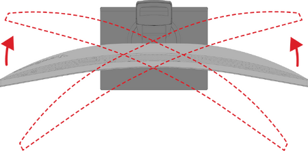 swivel to the left or right