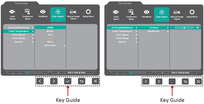 On-Screen Display (OSD) Menu