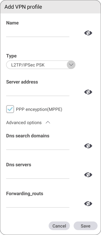 Other VPN settings