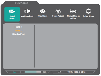 Display the OSD Menu