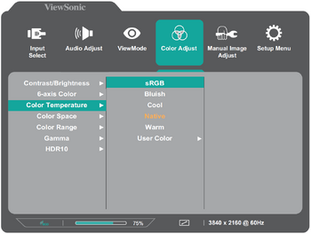 Display the OSD Menu