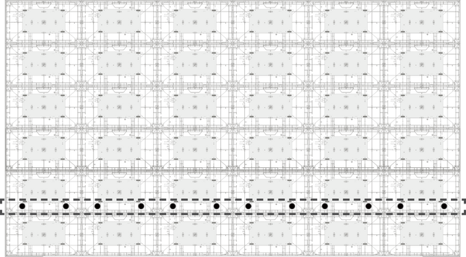 Cut the hole to size along the cross of the hole plugs