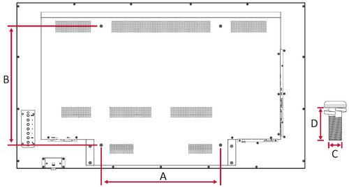 Wall Mount Kit Specifications
