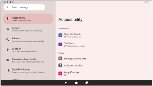Accessibility