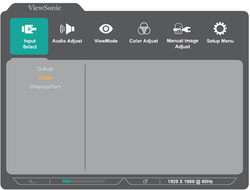 Display the OSD Menu