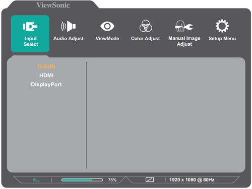 On-Screen Display Menu