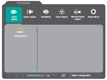 Display the OSD Menu