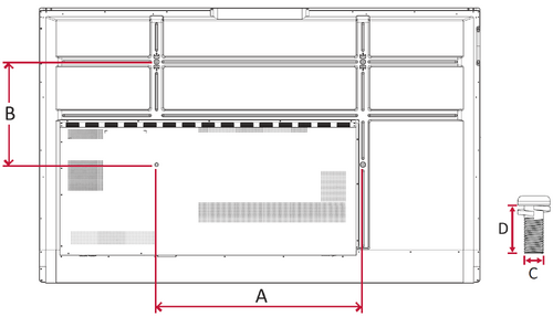 Wall Mount Kit Specifications