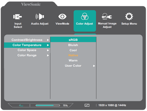 On-Screen Display (OSD) Menu