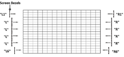 Installation sequence of the Screen Bezels