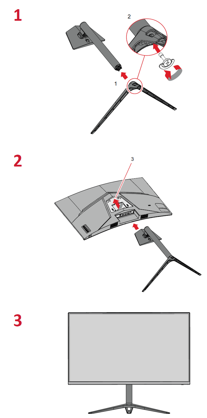 VX3218-PC-MHDJ Initial Setup - ViewSonic Monitor