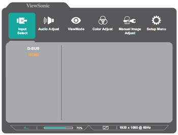 Display the OSD Menu