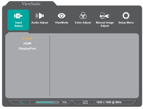 On-Screen Display (OSD) Menu