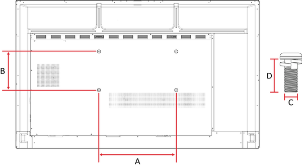 Wall Mount Kit Specifications