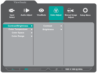 On-Screen Display (OSD) Menu