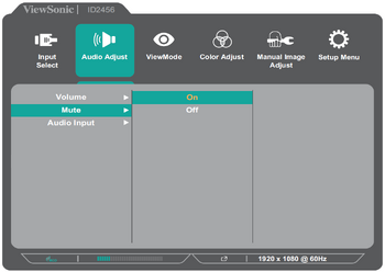 Display the OSD Menu