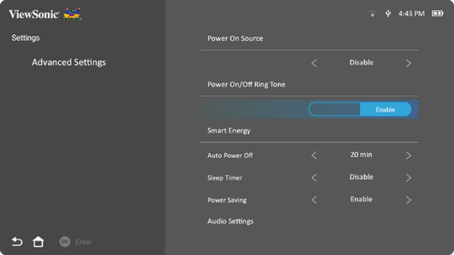 M1X's Advanced Settings UI