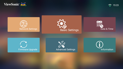Step 1 - Select Basic Settings