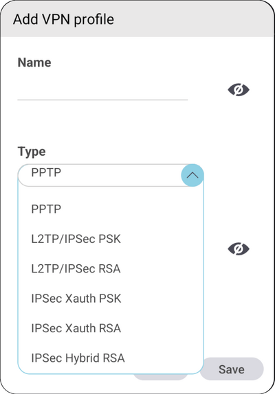 VPN type