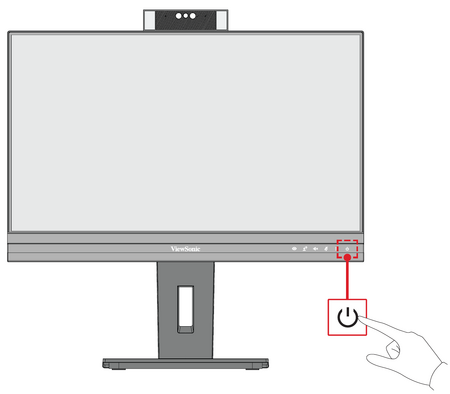 Turning the Monitor On/Off