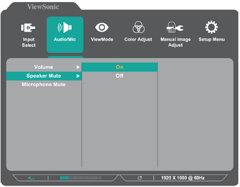 Display the OSD Menu