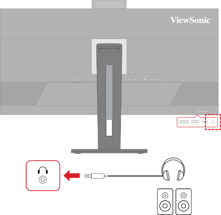the location of the audio jack