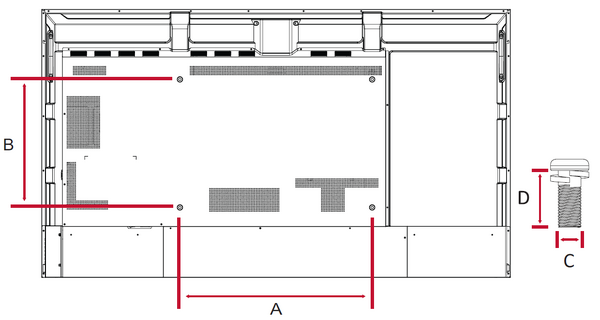 Wall Mount Kit Specifications