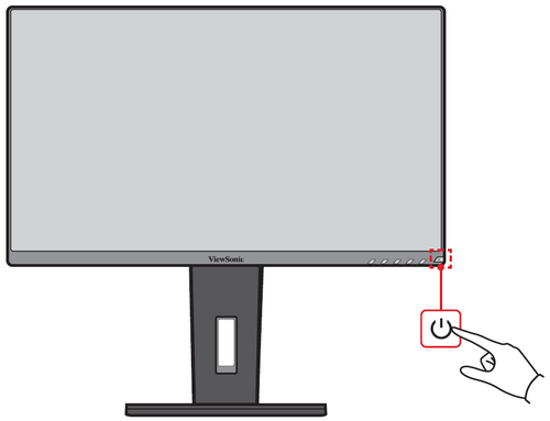 Turning the Monitor On/Off