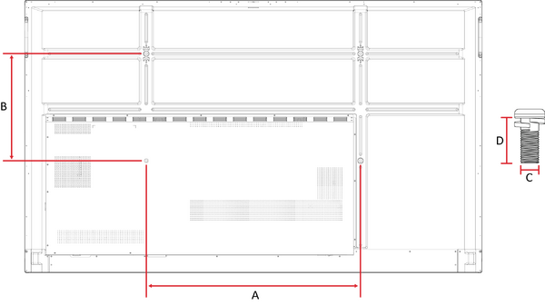 Wall Mount Kit Specifications